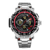 Men's Steel Band Sports Quartz Digital Watch