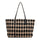 Large-capacity Fashion Shoulder Bag With Rhombus Print