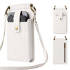 Multi-function Crossbody Bag For Mobile Phone Crocodile Pattern Wallet Card Holder