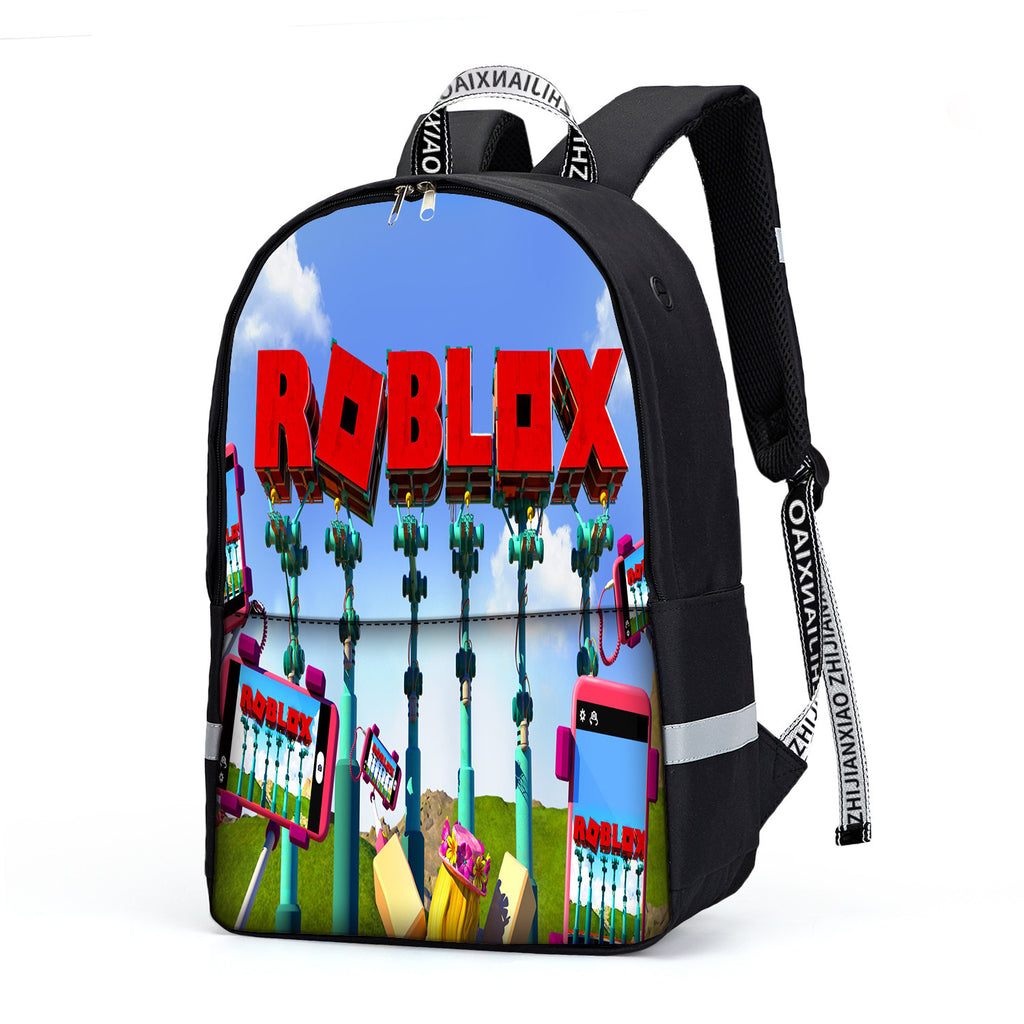 New Roblox Game 3-Piece Large Capacity Backpack