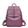 New Trendy Ladies Soft Leather Simple Backpack