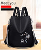 Fashionable And Simple Women's Canvas Backpack