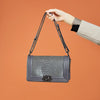 Lingge Chain Bag Small Fragrant Wind Shoulder Bag Ladies Messenger Bag Classic Retro Small Square Bag