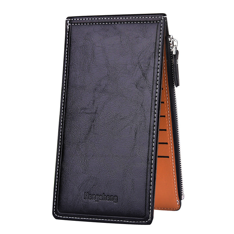 Card Holder Wholesale Oil Wax Leather Ladies Wallet