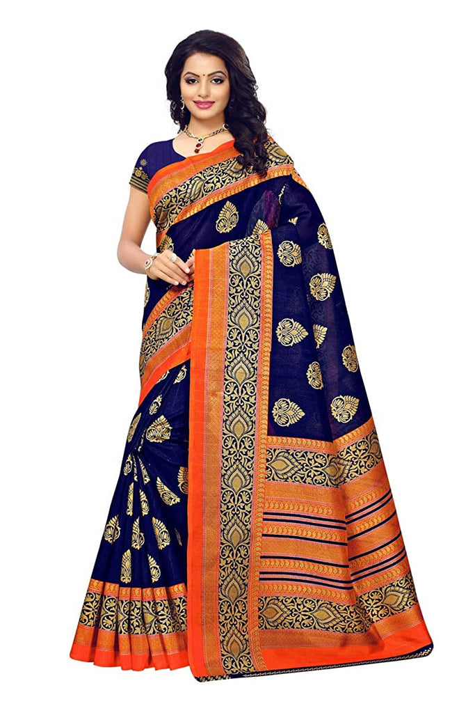 Women's Poly Silk Printed Saree Pack Of 5 - Indian Traditional Saree Wedding Dress Handmade Famous Actress Style Party Wear Free Size  Ethenic Wear Clothes For Women