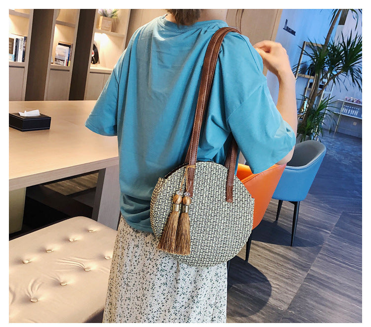 Straw handbag