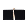Ou Meimei holding a hard box small square bag dinner bag