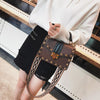 Studded small square bag
