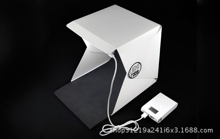 Mini Project Box Led Portable folding LED Studio Mini Light Box – Caramelo