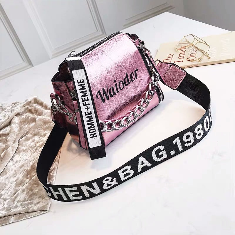 Letter bucket bag