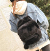 Cute plush bunny ears shoulder bag