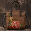 European and American Leather Retro Handbag