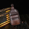 Leather Chest Bag Men's  Fashion Shoulder Head Layer