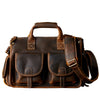 Men's Fashion Personality Leather Postman Handbag