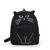 New funny cat canvas backpack casual female backpack