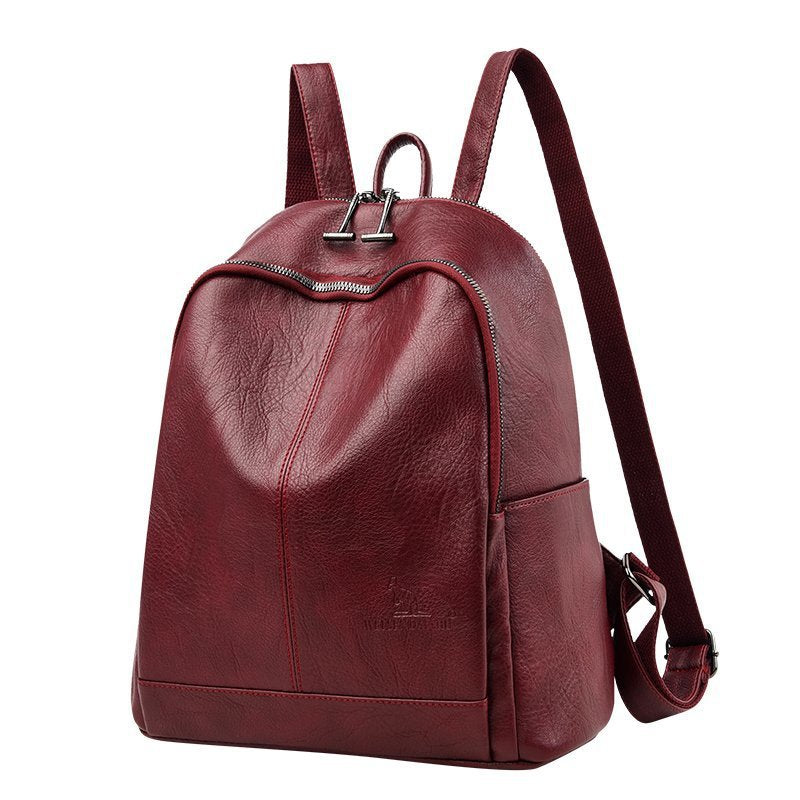 Fashion Simple Women's Sheepskin Pattern Backpack