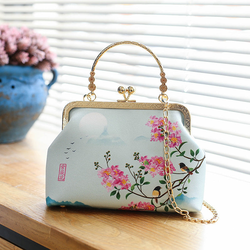 One-shoulder Crossbody With Cheongsam Bag Retro