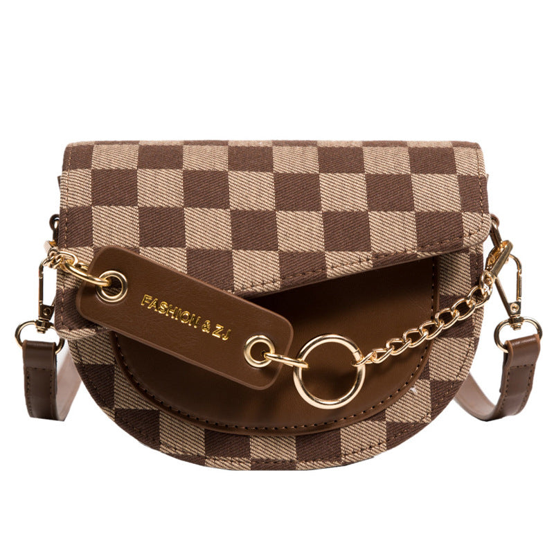 Houndstooth Personality Daily Commuter Female Bag