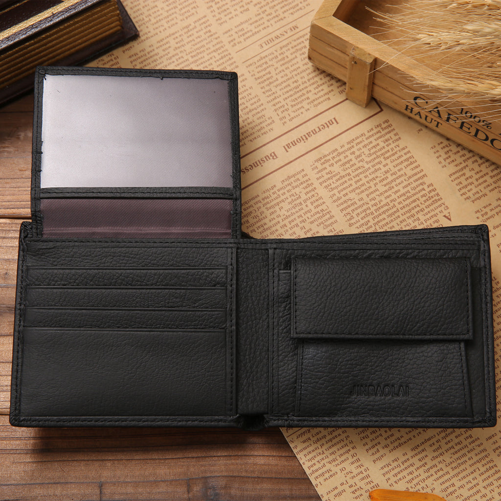 JINBAOLAI Short Men's Wallet