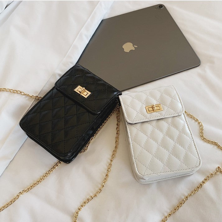 Fashion diamond shoulder bag