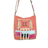 Antique Tassel Bag Color Contrast Stitching