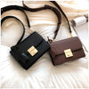 Women's lock shoulder bag