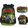 New Roblox Game 3-Piece Large Capacity Backpack