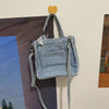 Denim Portable One Shoulder Diagonal Bag