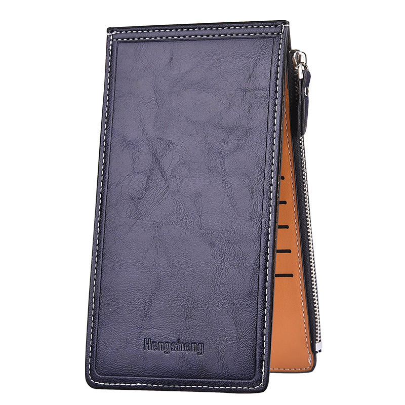 Card Holder Wholesale Oil Wax Leather Ladies Wallet