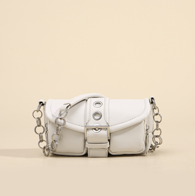 Niche Design Mini Retro Ring Chain Underarm Bag