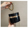 2021 Summer Acrylic Transparent Box Round Bucket Bag Net Celebrity Single Shoulder Bag