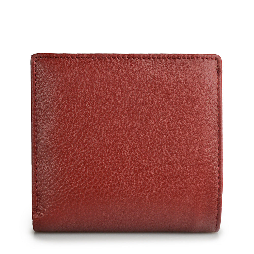 Short Mini Fashion Multi-Card Slot Fashion Leather Women's Wallet
