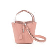 Women's Bucket Top Layer Leather Hand-held One Shoulder