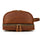 Vintage Leather Men's Clutch Crazy Horse Leather Travel Toiletry Bag