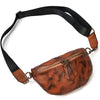 Hand Painted Leather Lady's Retro Shoulder Bag And Messenger Bag