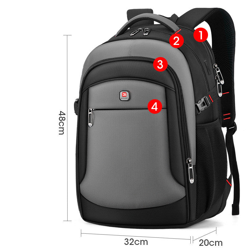 Casual Men's Laptop Bag Fashion Student School Bag