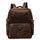 Leather Wide Shoulder Strap Travel Cowhide Backpack