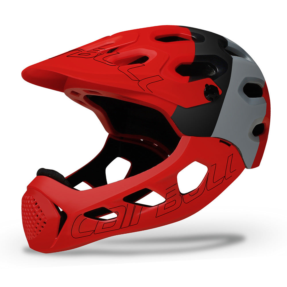 Mountain cross country bicycle full helmet extreme sports safety helmet