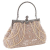 Ladies Hand Beaded Embroidered Evening Dress Embroidered Handbag