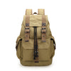 New Backpack Men's Backpack Large Capacity Canvas Bucket Bag Casual Men's Bag Travel Bag Primary and Secondary School Bags