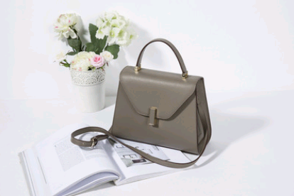 2021 spring and summer new simple portable handbag leather bag shoulder Messenger bag