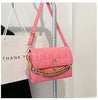 One Shoulder Rhombus Chain Small Square Bag