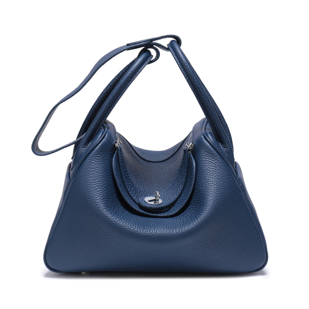 Cow leather lychee platinum bag doctor bag medicine bag