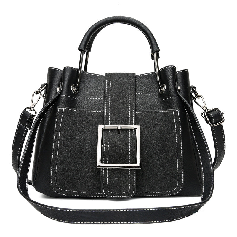 Women Handbag Ladies Soft Pu Leather Bag Pin Type