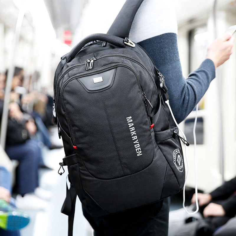 Backpack male external usb charging backpack business computer bag male travel bag