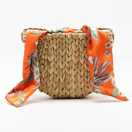 Calabash Shoulder Straw Bag