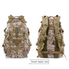 Camouflage Tactical Bag Backpack Double Shoulder Sports Backpack Can Hang Waist Bag