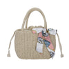Woven Portable Women's Fashion Small  And Simple Small Square Bag