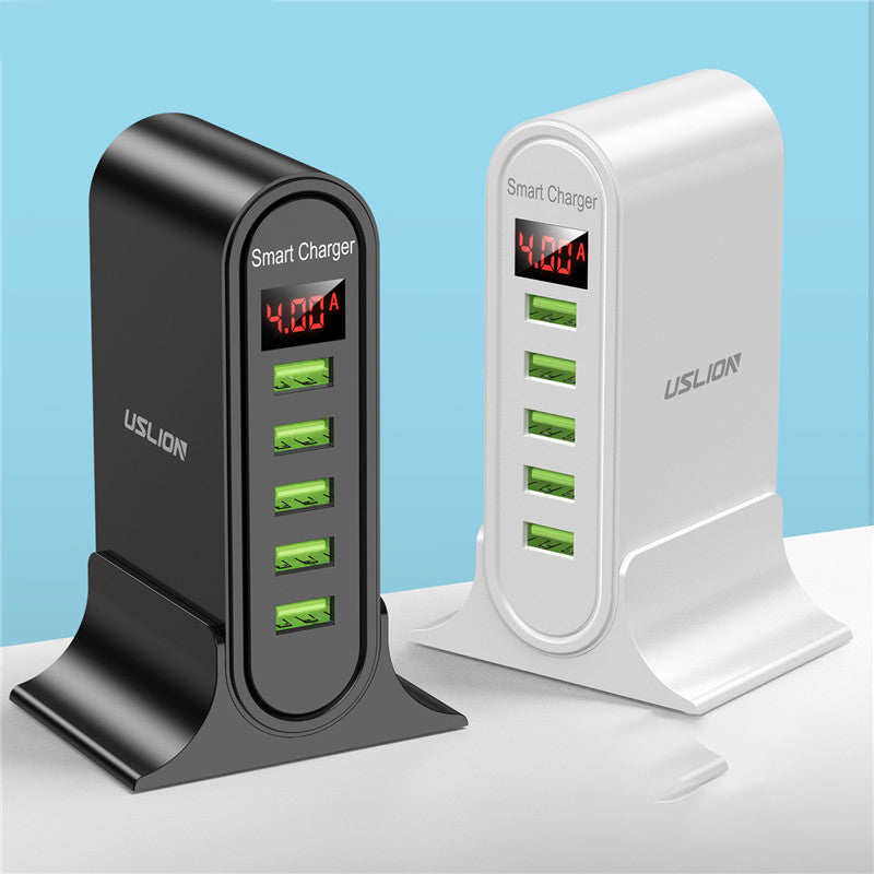 Smart LED digital display charger