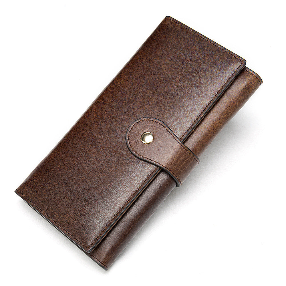 Leather lady antimagnetic RFID wallet